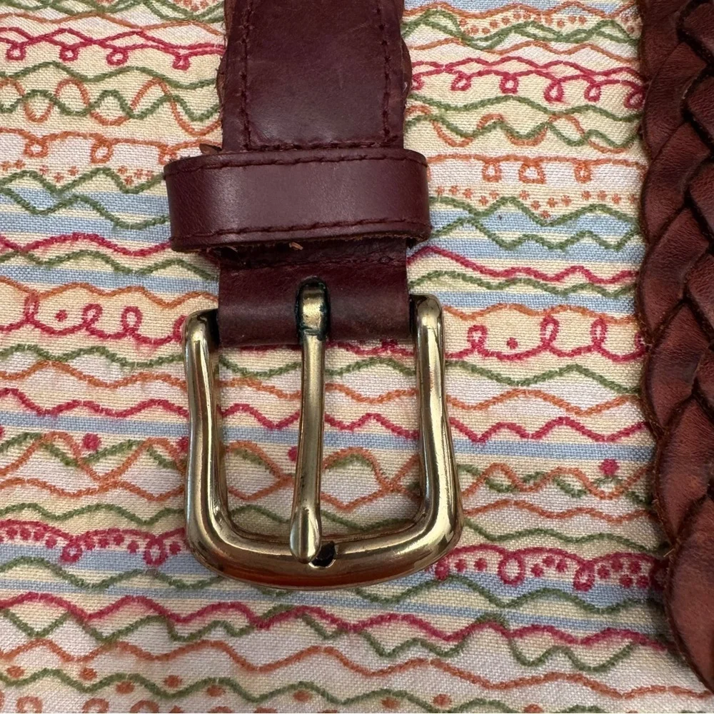 Men's unbranded Brown Genuine Leather Belt Size 40